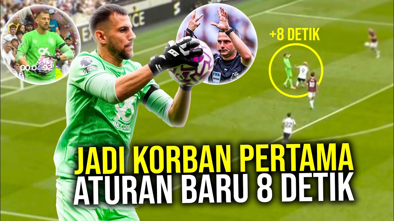 Momen Martin Dubravka Jadi Korban Pertama Aturan 8 Detik, Bingung Tiba-Tiba Wasit Meniup Peluit