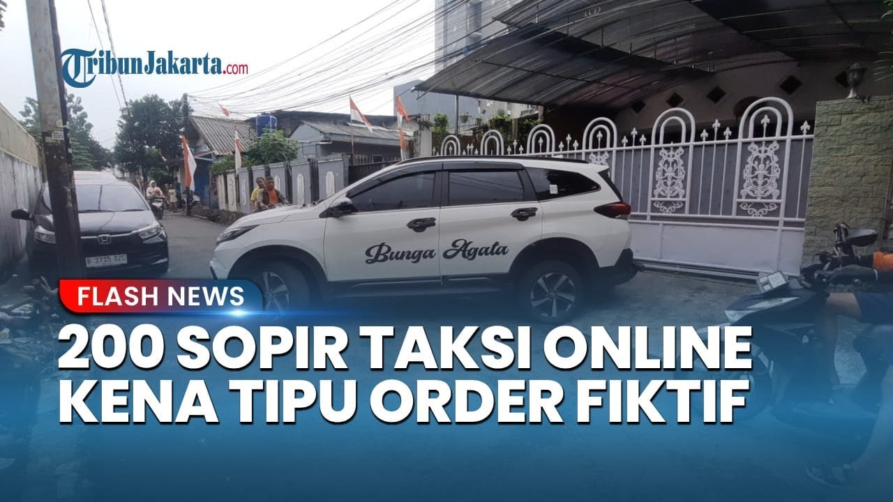 Heboh Penipuan Modus Orderan Fiktif di Cipulir Jaksel, 200 Sopir Taksi Online Jadi Korban
