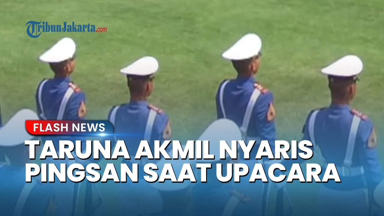 Detik-detik Taruna Akmil Nyaris Pingsan saat Upacara HUT ke-80 RI, Aksi Sigap Rekannya Jadi Sorotan