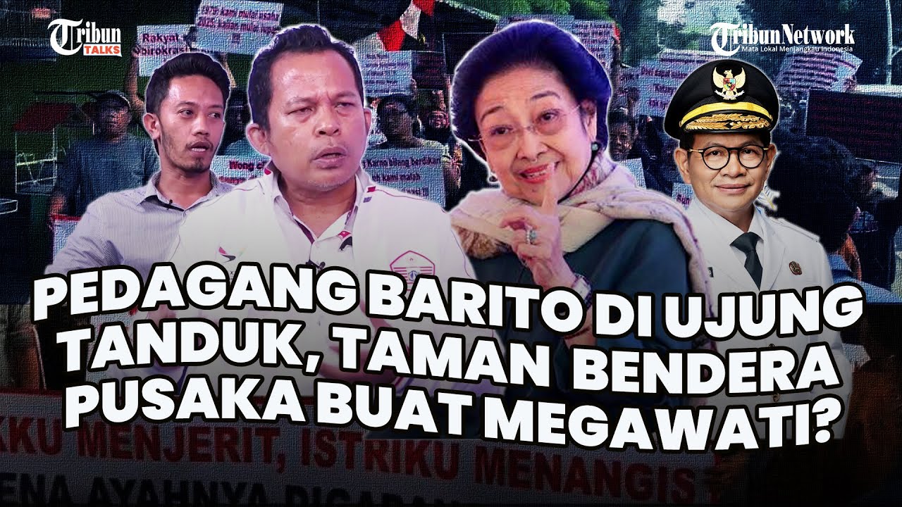 Pedagang Pasar Barito di Ujung Tanduk, Taman Bendera Pusaka Buat Megawati?