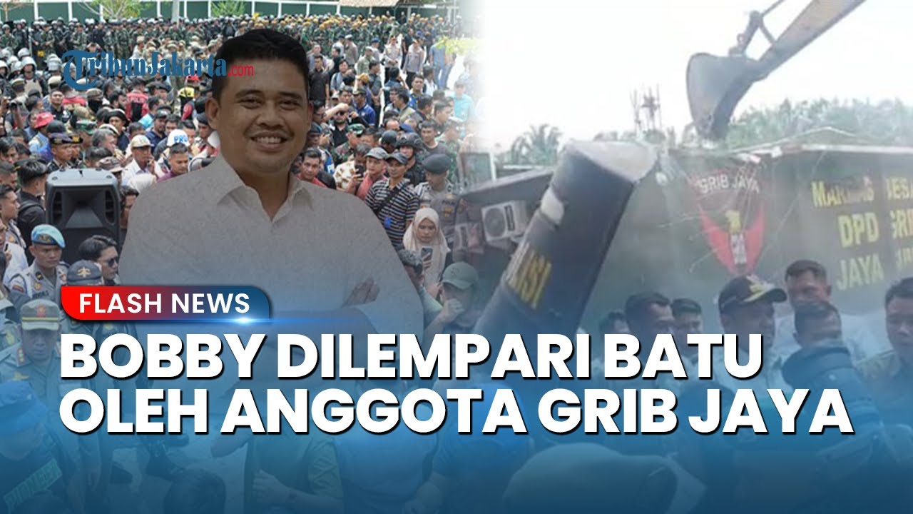 Chaos di Medan! Bobby Nasution Dilempari Batu seusai Bongkar Diskotek Sekaligus Markas GRIB Jaya
