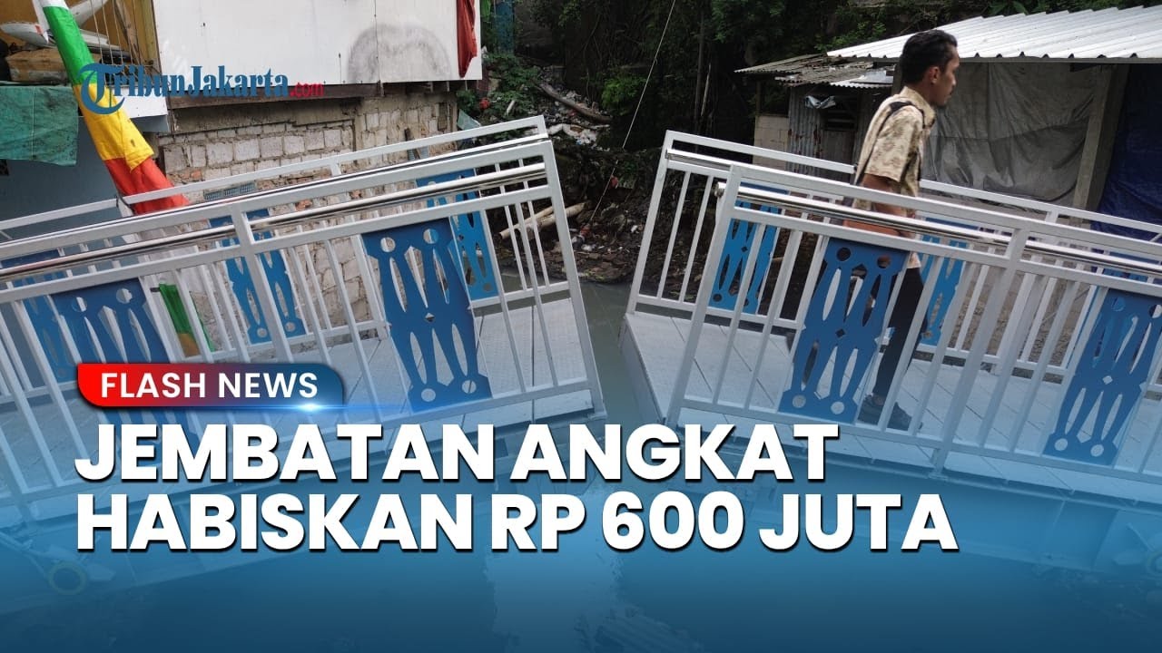 Jembatan Angkat Gandaria Habiskan Anggaran Rp 600 Juta, Kadis Bina Marga: Kecil Ini Mah
