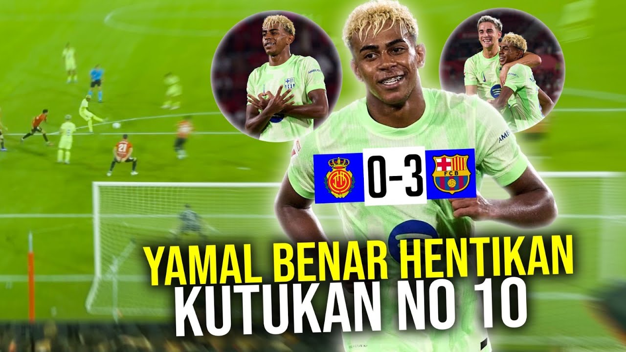 Kutukan No 10 Barcelona Berhenti di Lamine Yamal: Bungkam Ejekan Lawan, Cetak Gol dan Assist serta Jadi MVP