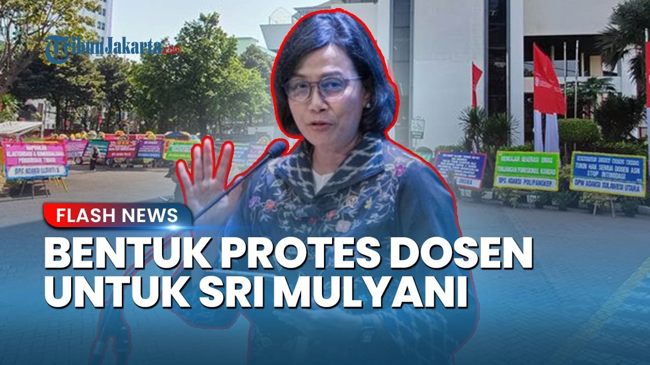 Sri Mulyani Ultah ke-63, Inilah Kado “Protes” dari Dosen yang Kirim Karangan Bunga Sebanyak 63