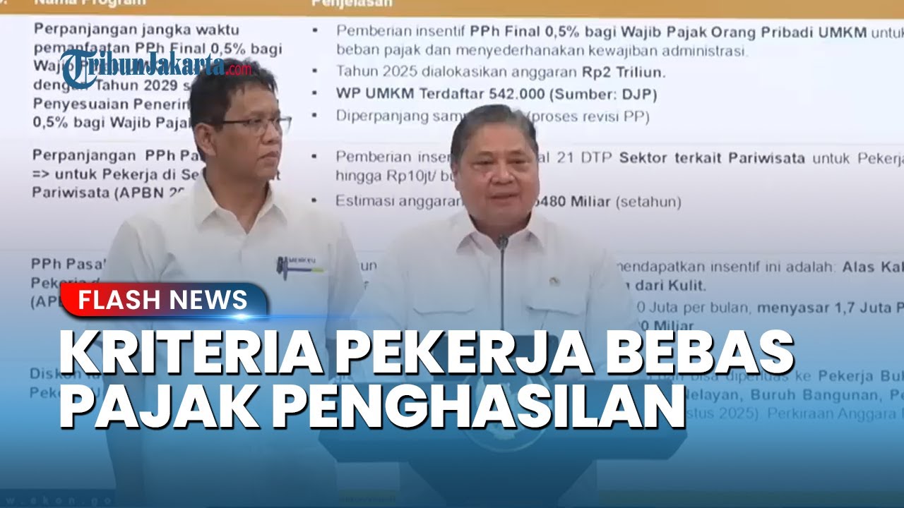 Kabar Baik! Gaji di Bawah Rp 10 Juta Bebas Pajak, Berlaku untuk Pekerja Industri hingga Pariwisata