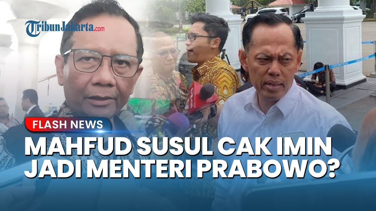 Respons Anak Buah Prabowo Ditanya Isu Mahfud MD Jadi Menko Polkam, Akui Diajak Diskusi Presiden