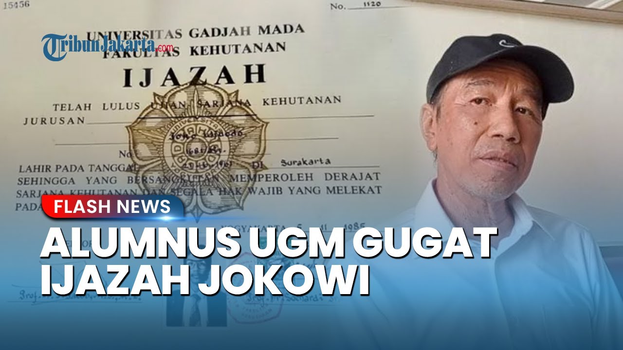 Pakai Cara Citizen Lawsuit! Alumnus UGM Gugat Ijazah Jokowi, Rektor UGM hingga Polri Ikut Terseret
