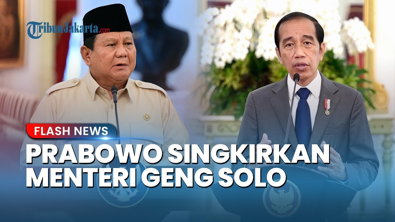 Youtube Thumnail image of : Prabowo Cicil Singkirkan Menteri Geng Solo, Eks Peneliti BRIN: Politik Kacau & Reformasi Birokrasi