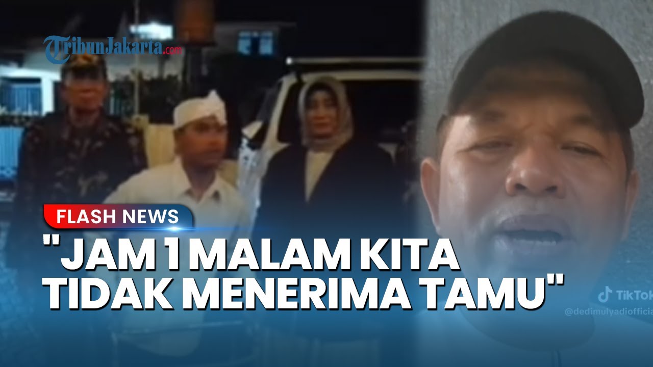Jawaban Dedi Mulyadi Saat Didatangi Warga yang Ingin Adukan Masalah Pukul 1 Dini Hari