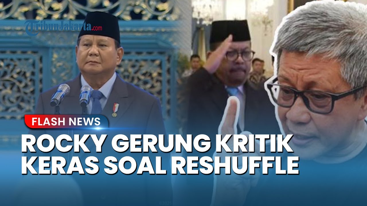 Rocky Gerung Kritik Keras Prabowo Seusai Naiikan Jabatan Qodari: Gak Ngerti Demokrasi