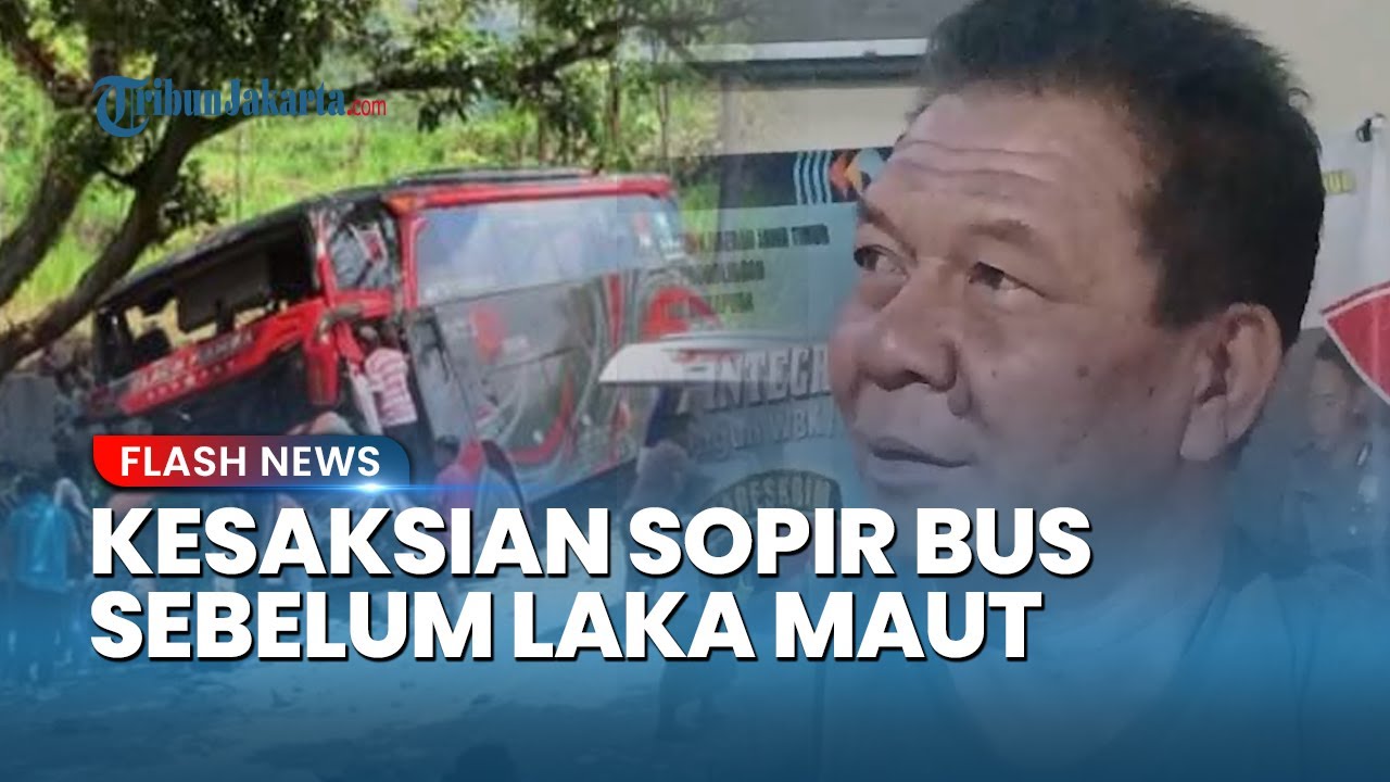 Detik-Detik Laka Maut di Probolinggo, Sopir Bus Akui Kendaraan Alami Rem Blong hingga 8 Orang Tewas