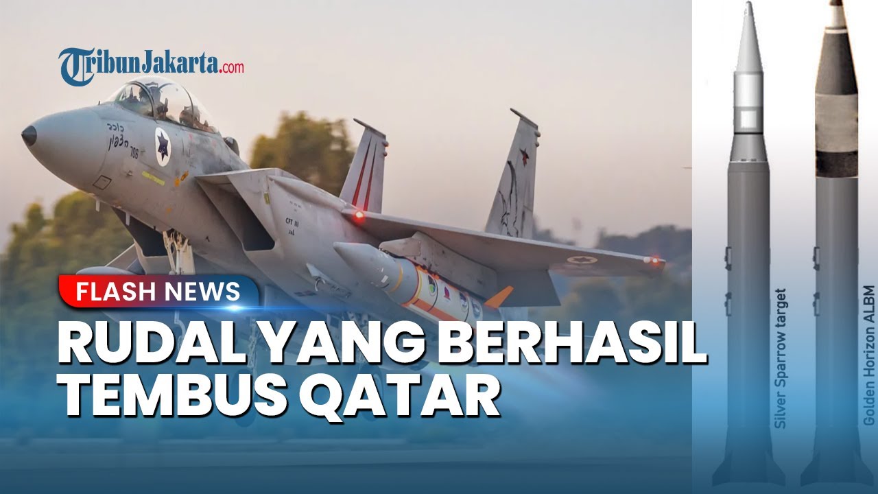 Youtube Thumnail image of : TERKUAK JENIS RUDAL yang Dipakai Israel Tembus Doha Qatar, Pasukan IDF Disebut Pakai Golden Horizon