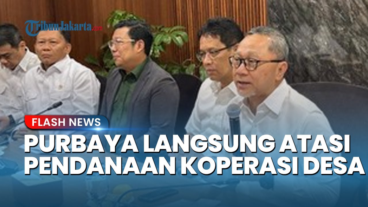 Youtube Thumnail image of : Zulhas Kegirangan Menkeu Purbaya Turun Tangan! Masalah Pendanaan Koperasi Desa Langsung Bisa Diatasi