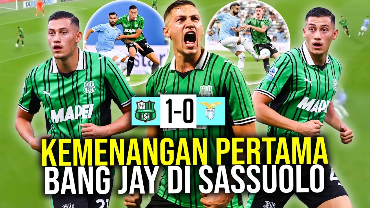 Youtube Thumnail image of : AKSI JAY IDZES TAMPIL PENUH BIKIN PENYERANG LAZIO MATI KUTU BANTU SASSUOLO PETIK KEMENANGAN PERTAMA!