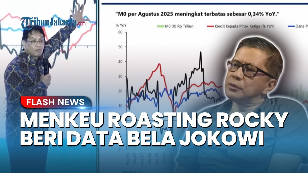 Pecah! Rocky Sebut Jokowi ‘Gak Ngapa-ngapain’, Menkeu Tertawa Tunjukkan Data: Belajar Ekonomi Pak