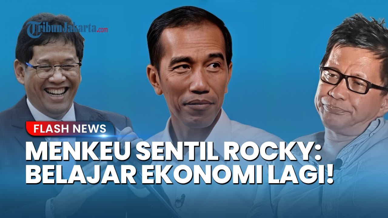 Youtube Thumnail image of : KERAS! Momen Menkeu Purbaya Roasting Rocky Gerung Kritik Jokowi Tak Kerja: Belajar Ekonomi Lagi Pak!