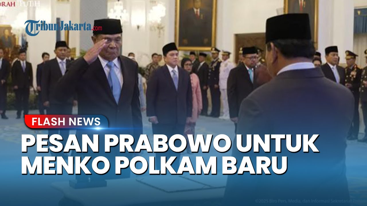 Geser Posisi Budi Gunawan Jadi Menko Polkam, Djamari Chaniago Ungkap Pesan dari Prabowo