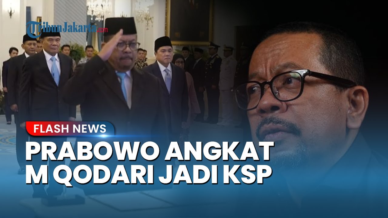 Prabowo Resmi Lantik M Qodari Jadi Kepala Staf Kepresidenan Gantikan AM Putranto