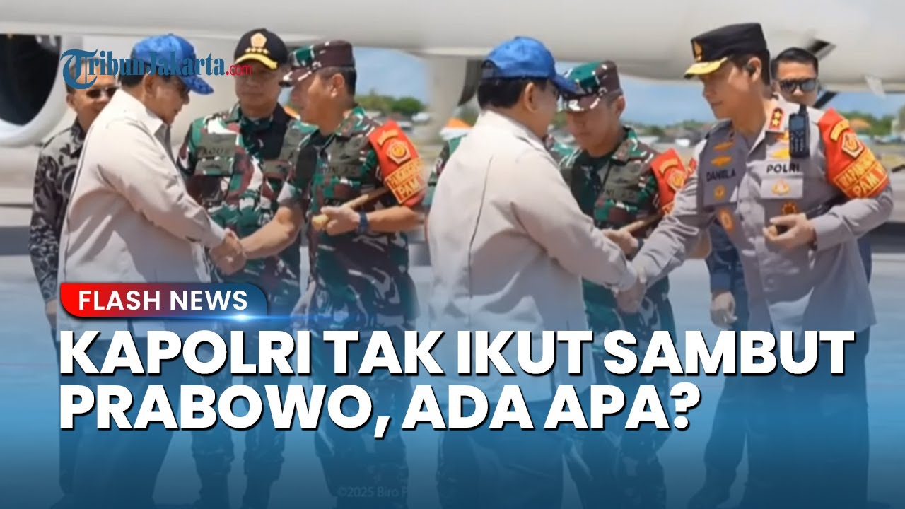 Jadi Sorotan! Prabowo Pulang dari Luar Negeri Disambut Panglima TNI Tanpa Kapolri, Ada Apa?