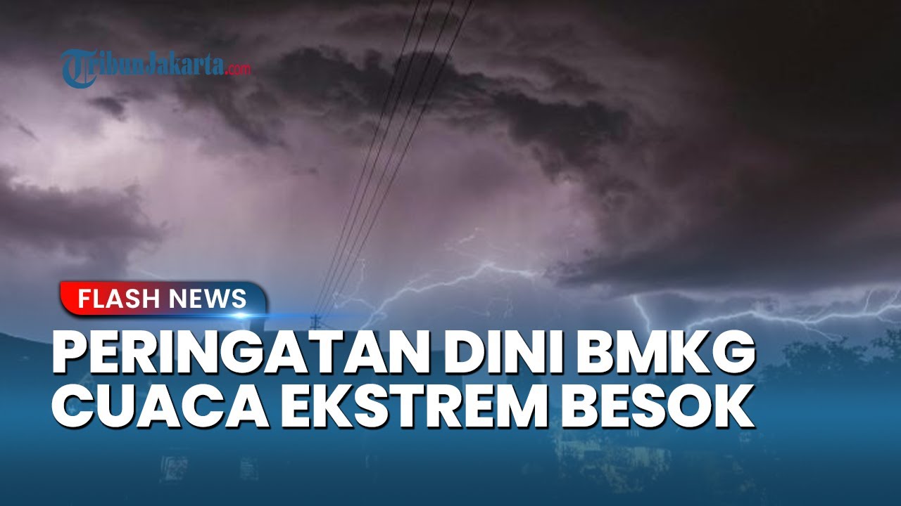 Peringatan Dini BMKG Hujan Lebat Besok Minggu 14 September 2025, Berikut Daftar Wilayahnya