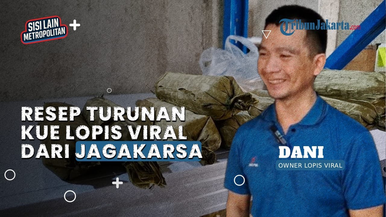 Lezatnya Kue Lopis Khas Betawi yang Viral di Jagakarsa Jaksel, Dua Jam Ludes 500 Lonjor!