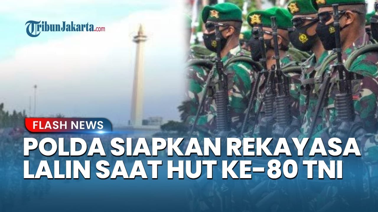 Rekayasa Lalin Disiapkan Saat HUT Ke-80 TNI di Monas, Car Free Day Tetap Digelar