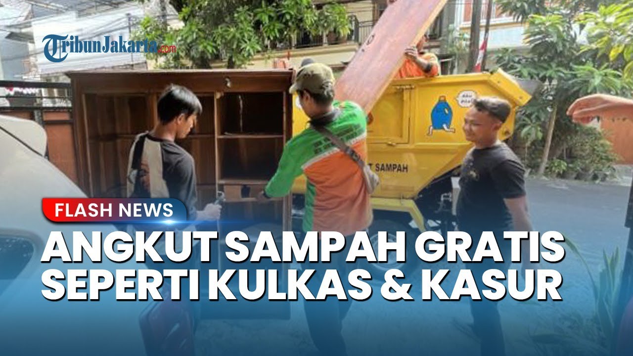 DKI Buka Layanan Angkut Sampah Berukuran Besar untuk Buang Kasur Hingga Kulkas