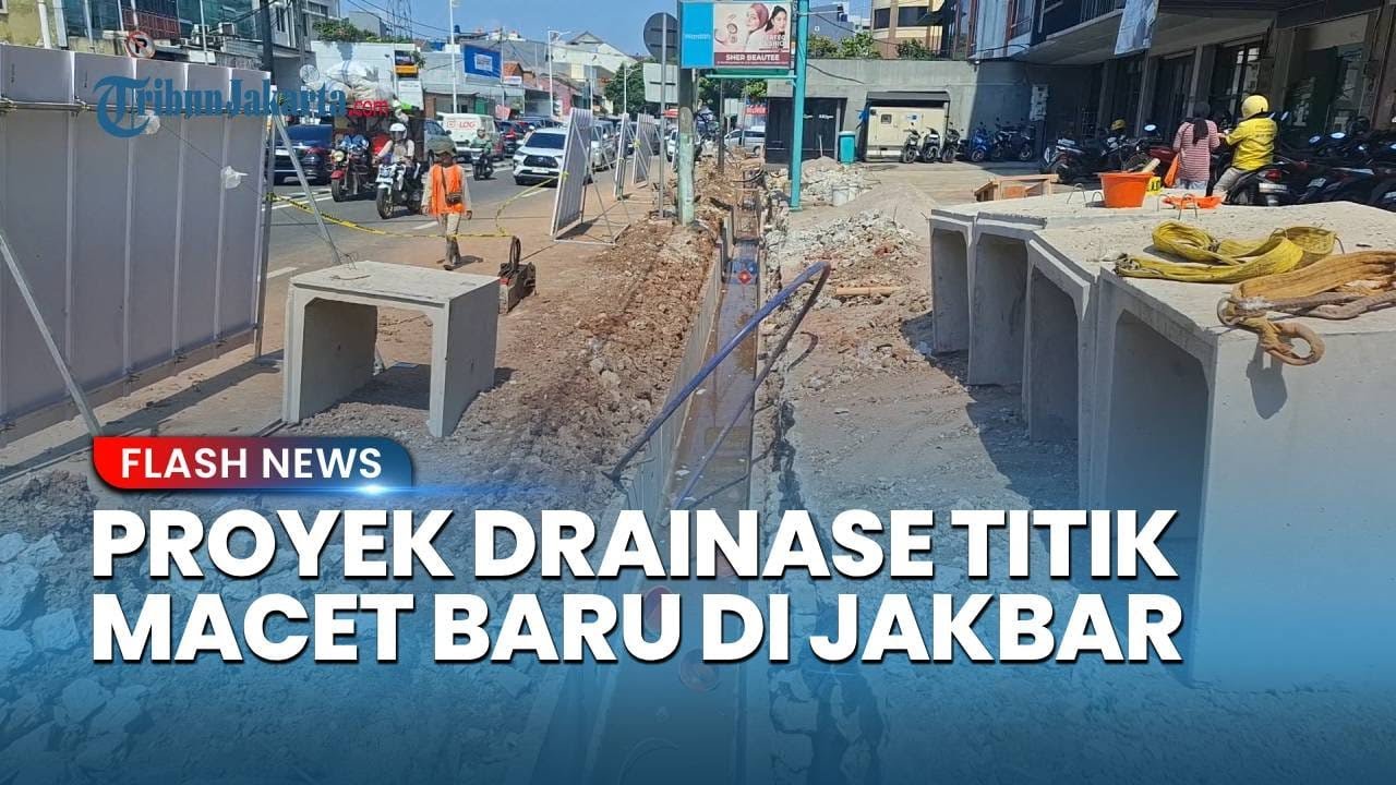 Titik Macet di Jakbar Bertambah, Ada Pembangunan Proyek Drainase di Pos Pengumben
