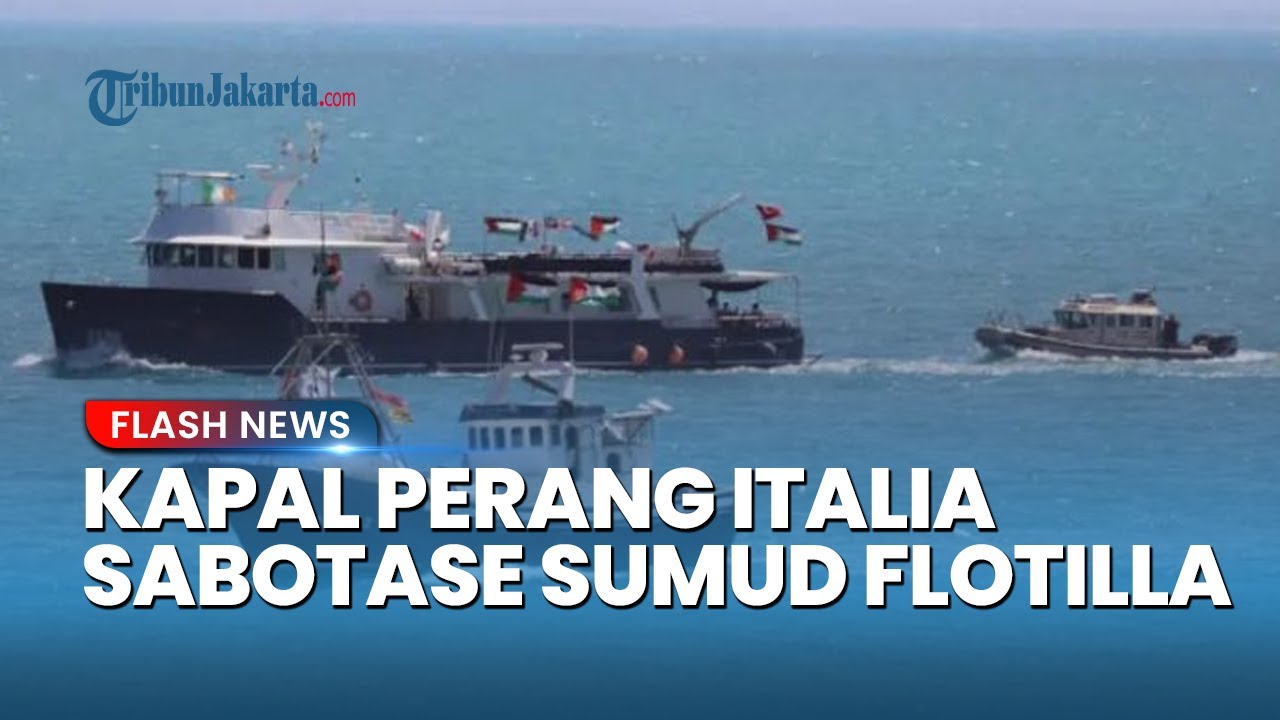 Terungkap! Kawalan Kapal Italia ke Sumud Flotilla Diduga Cuma Kedok, Sabotase di Zona Kritis Israel