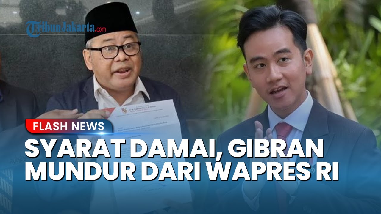 Youtube Thumnail image of : Penggugat Ijazah Ultimatum Wapres! Beri Sinyal Damai, Ajukan Syarat Gibran Mundur dari Jabatannya