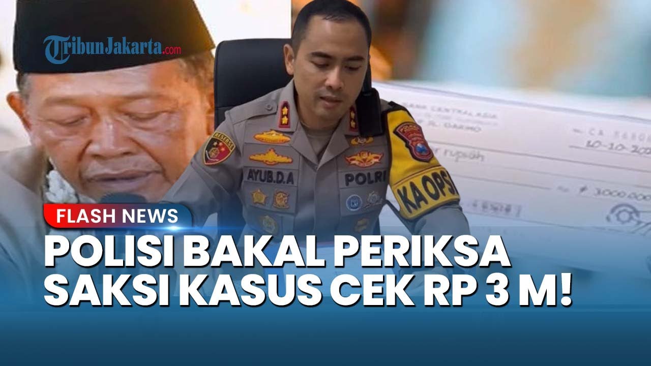 Polisi Buka Suara soal Cek Rp 3 Miliar Mahar Milik Mbah Tarman, Saksi Ahli Bakal Dihadirkan!