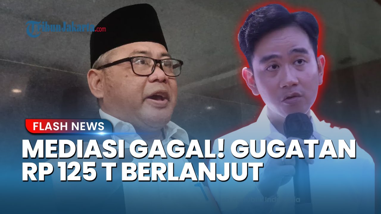 Youtube Thumnail image of : Mediasi Buntu! Gugatan Rp125 Triliun soal Ijazah SMA Gibran akan Lanjut Disidangkan