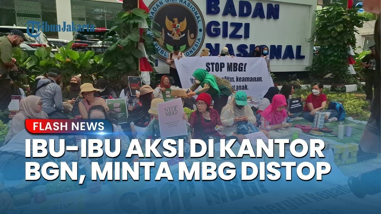 Piknik di Kantor BGN, Ibu-ibu Desak MBG Dihentikan hingga Cabut Keterlibatan Militer
