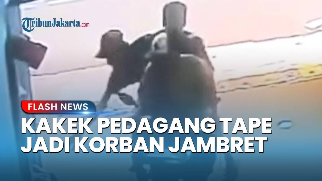 Kakek Penjual Tape di Pasar Rebo Jadi Korban Komplotan Jambret Handphone