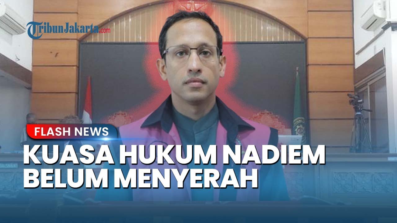 Youtube Thumnail image of : BELUM MENYERAH! Kuasa Hukum Nadiem Makarim Bakal Bawa Bukti Baru Tak Ada Kerugian Negara!