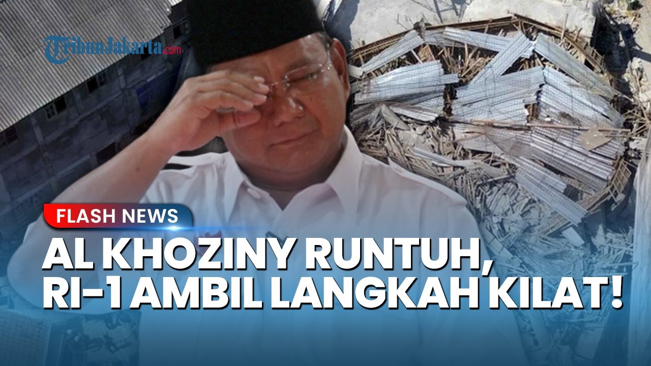 Youtube Thumnail image of : Gerak Cepat! Prabowo Perintahkan Menteri & Gubernur Usai Ponpes Al Khoziny Ambruk, 36 Santri Tewas