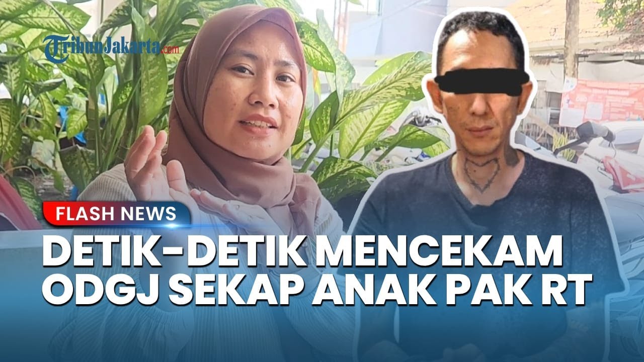 Detik-detik Menegangkan Pria ODGJ Tusuk 4 Warga di Cilandak, Anak Pak RT Disekap