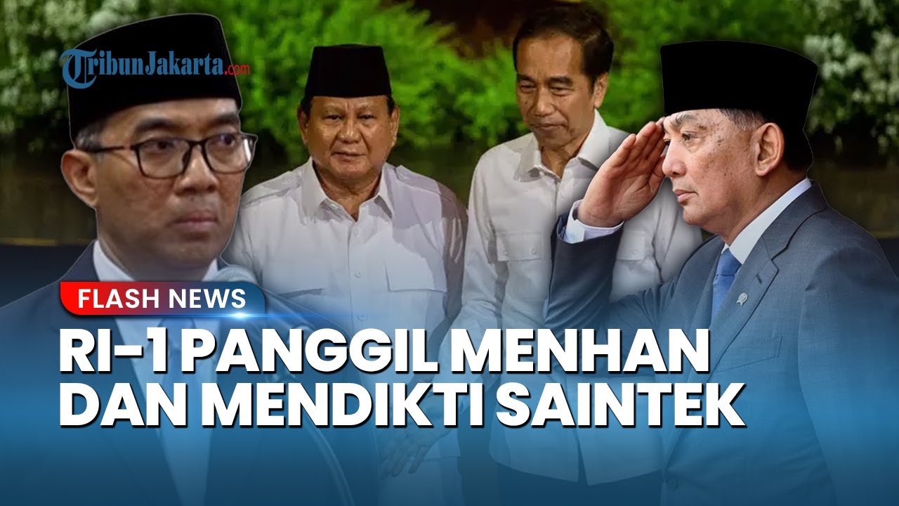 Youtube Thumnail image of : Usai 2 Jam Bertemu Jokowi, Prabowo Langsung Panggil Menhan & Mendikti Saintek! Ada Apa?