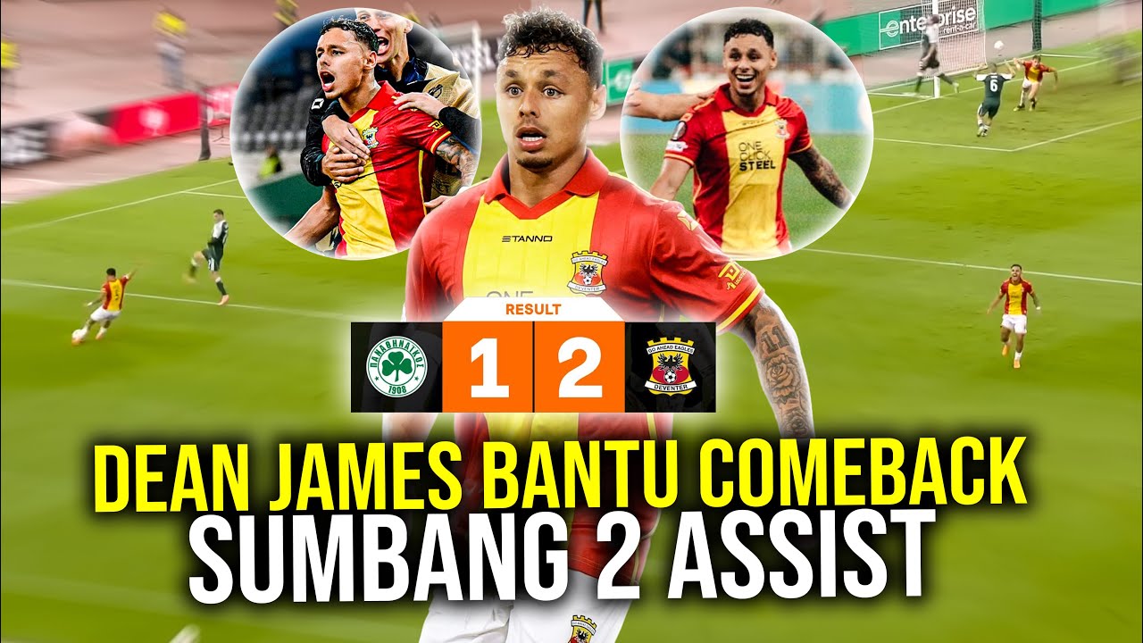 Penampilan Ciamik Dean James Cetak Dua Assist di Liga Europa Bantu Go Ahead Eagles Menang Comeback