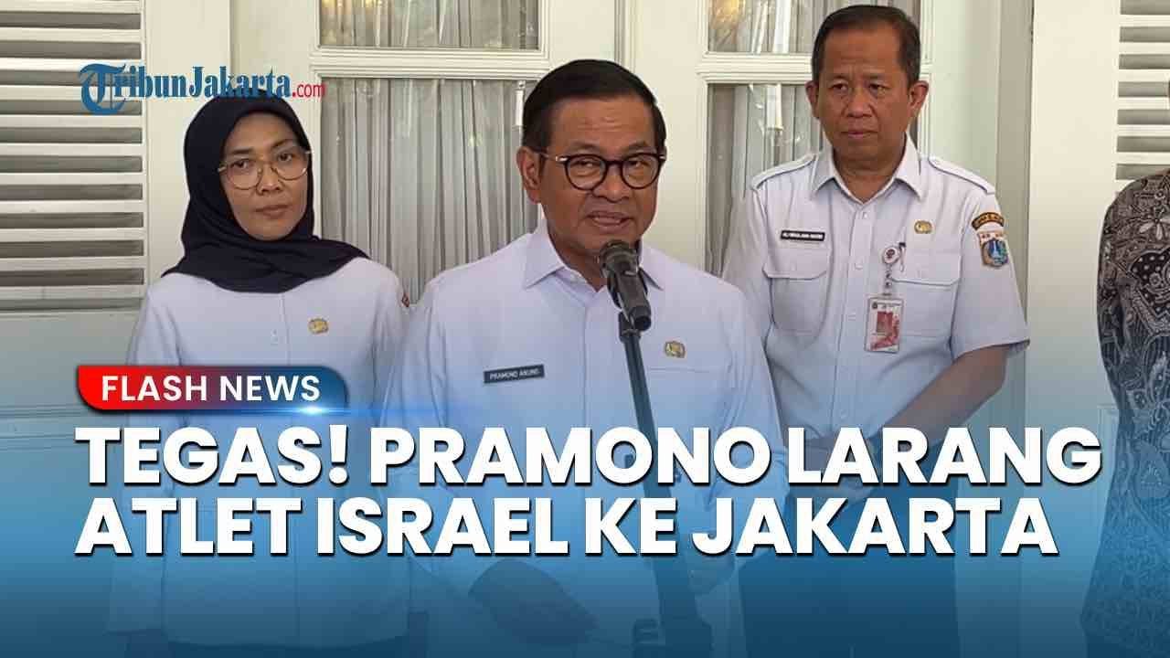 Pramono Larang Atlet Israel Injakan Kaki di Jakarta: Bisa Picu Amarah Publik