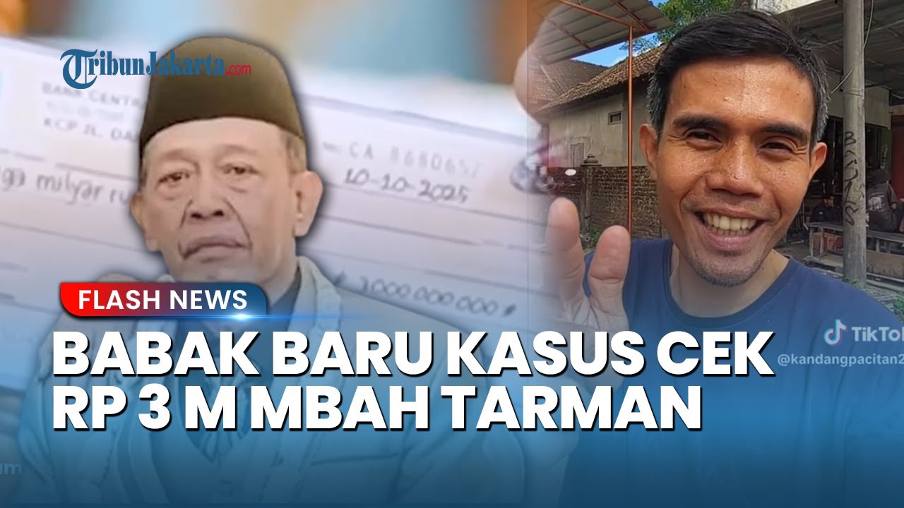 Setelah Minta Maaf, Sosok Penyebar Isu Mbah Tarman Kabur kini Laporkan ke Polisi Soal Cek Rp 3M