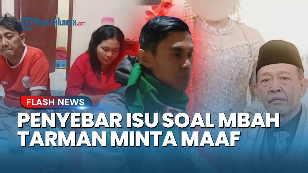 Youtube Thumnail image of : TERKUAK PENYEBAR HOAKS Mbah Tarman Kabur & Cek Rp 3 Miliar Palsu, Temui Keluarga Sheila: Minta Maaf