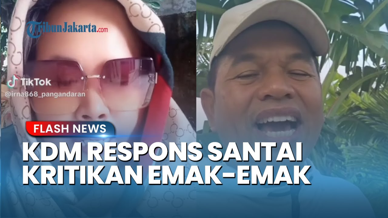 Youtube Thumnail image of : KDM Respons Santai Kritikan Emak-emak soal Donasi Rp 1 000 per Hari: Yang Mau Aja