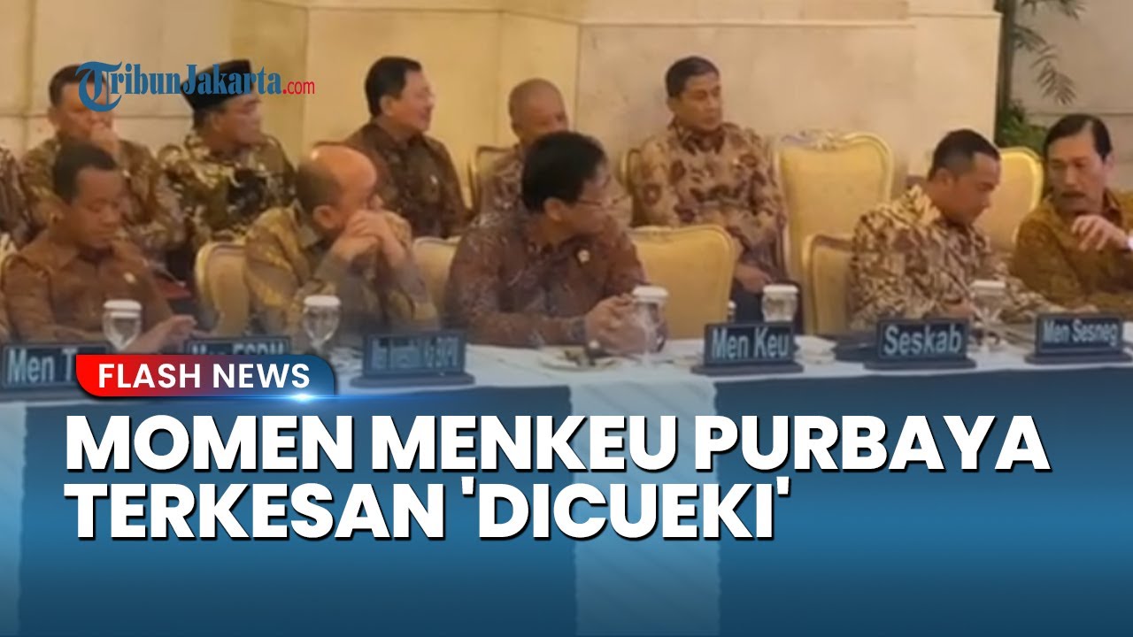 Menkeu Purbaya Terciduk ‘Dicuekin’ Tak Diajak Ngobrol saat Sidang Kabinet Merah Putih