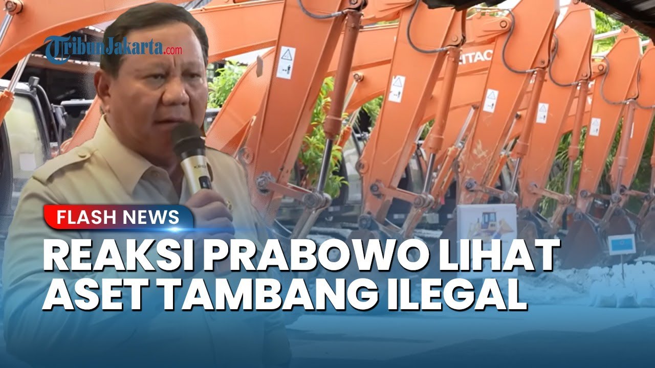 Momen Presiden Prabowo Lihat Rampasan Aset Tambang Timah Ilegal Senilai Triliunan Rupiah di Bangka