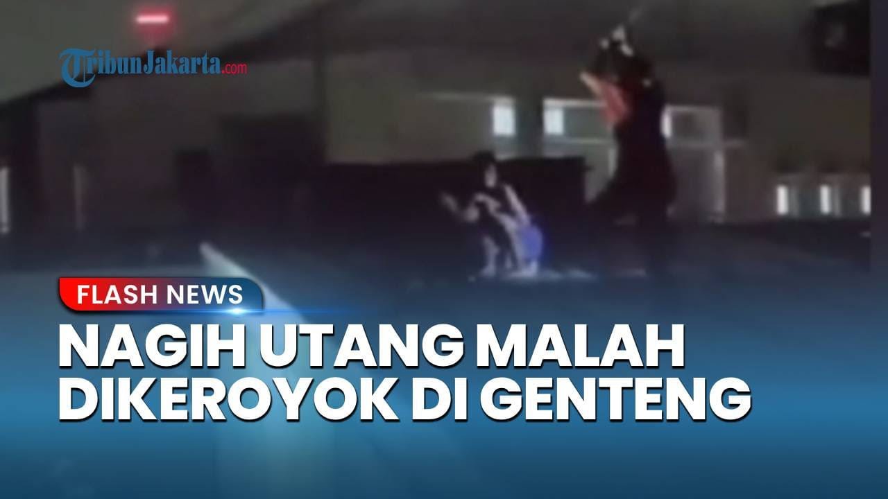 Viral Pria Penagih Utang Kabur ke Atap Rumah di Priok Usai Diteriaki Maling Oleh Orang yang Ditagih