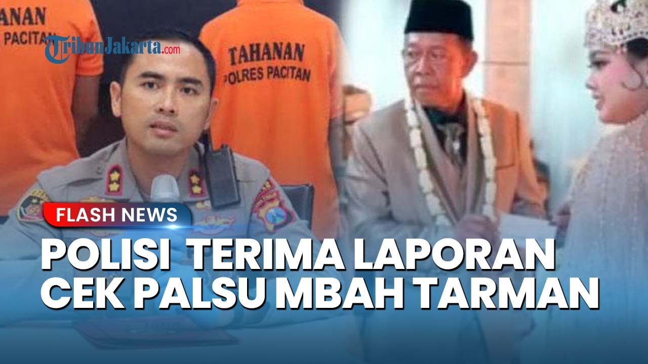 Youtube Thumnail image of : MBAH TARMAN DI UJUNG TANDUK! Polisi Akhirnya Terima Laporan Dugaan Cek Mahar Rp3 Miliar Palsu!