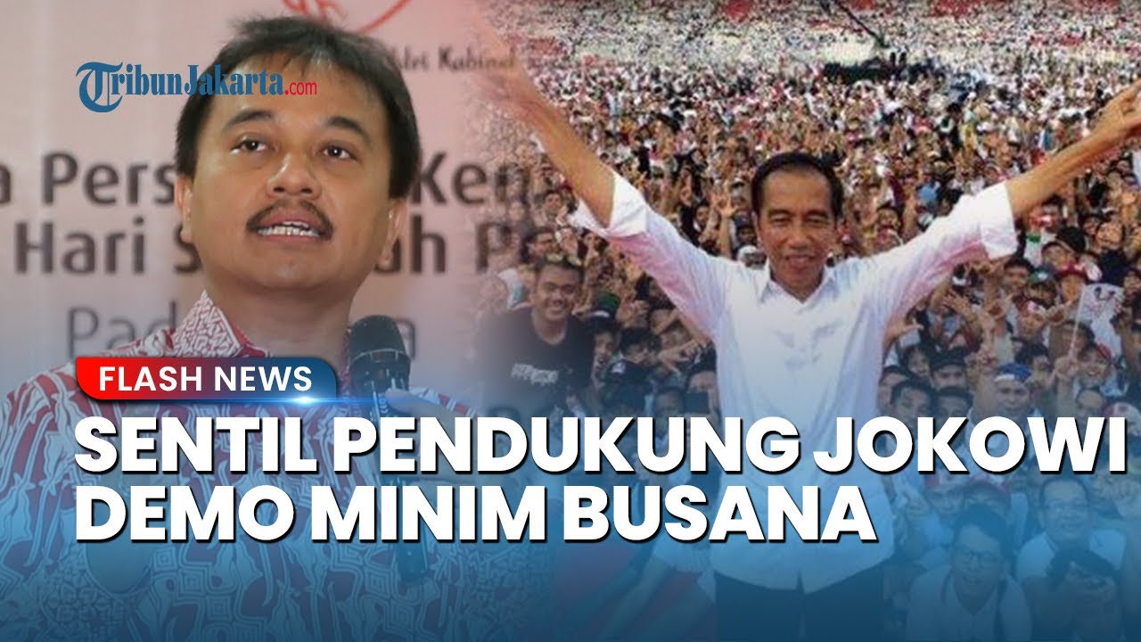Youtube Thumnail image of : MENOHOK! Roy Suryo Sentil 500 Pendukung Jokowi, Demo Hanya Pakai BH dan Celana Dalam: Itu Pornoaksi!