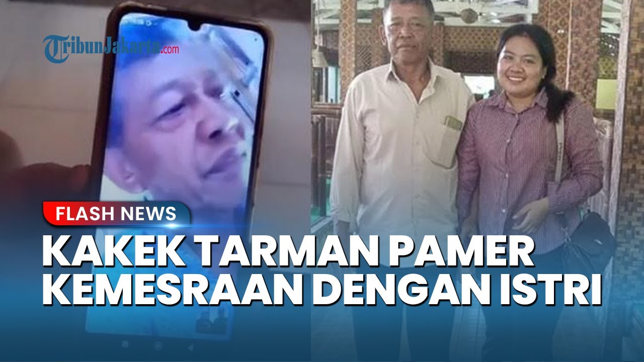 Youtube Thumnail image of : TEPIS ISU KABUR! Mbah Tarman dan Istri Pamer Kemesraan, Buru-buru Pakai Baju Saat Ada Video Call