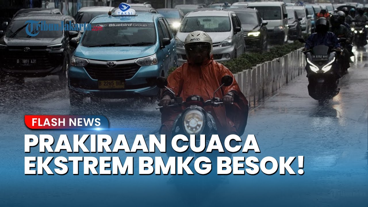 Youtube Thumnail image of : Peringatan Cuaca Ekstrem, Senin 6 Oktober 2025: 17 Wilayah Potensi Hujan Lebat Termasuk Jateng